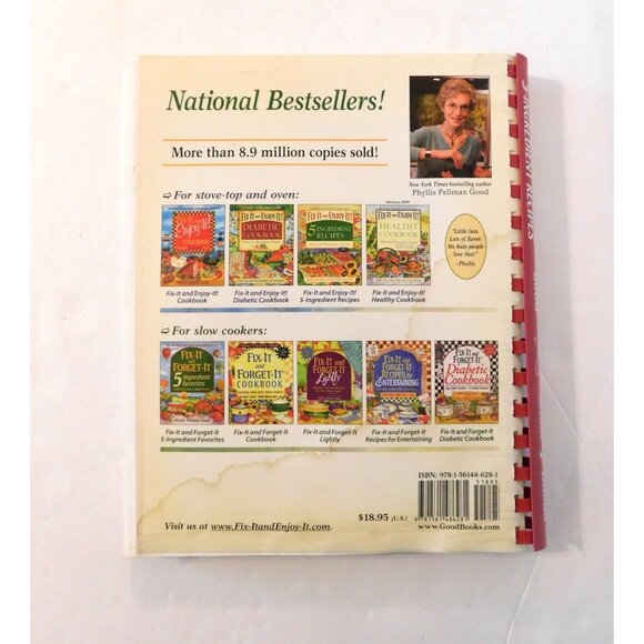 Fix It and Enjoy It 5 Ingredient Recipes Cookbook Phyllis Pellman Good PB Spiral - Picture 2 of 10
